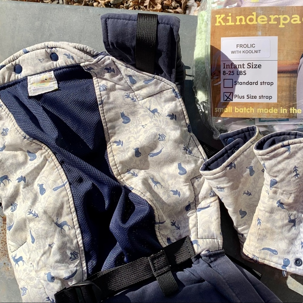 Kinderpack Infant Carrier with Plus Size Straps